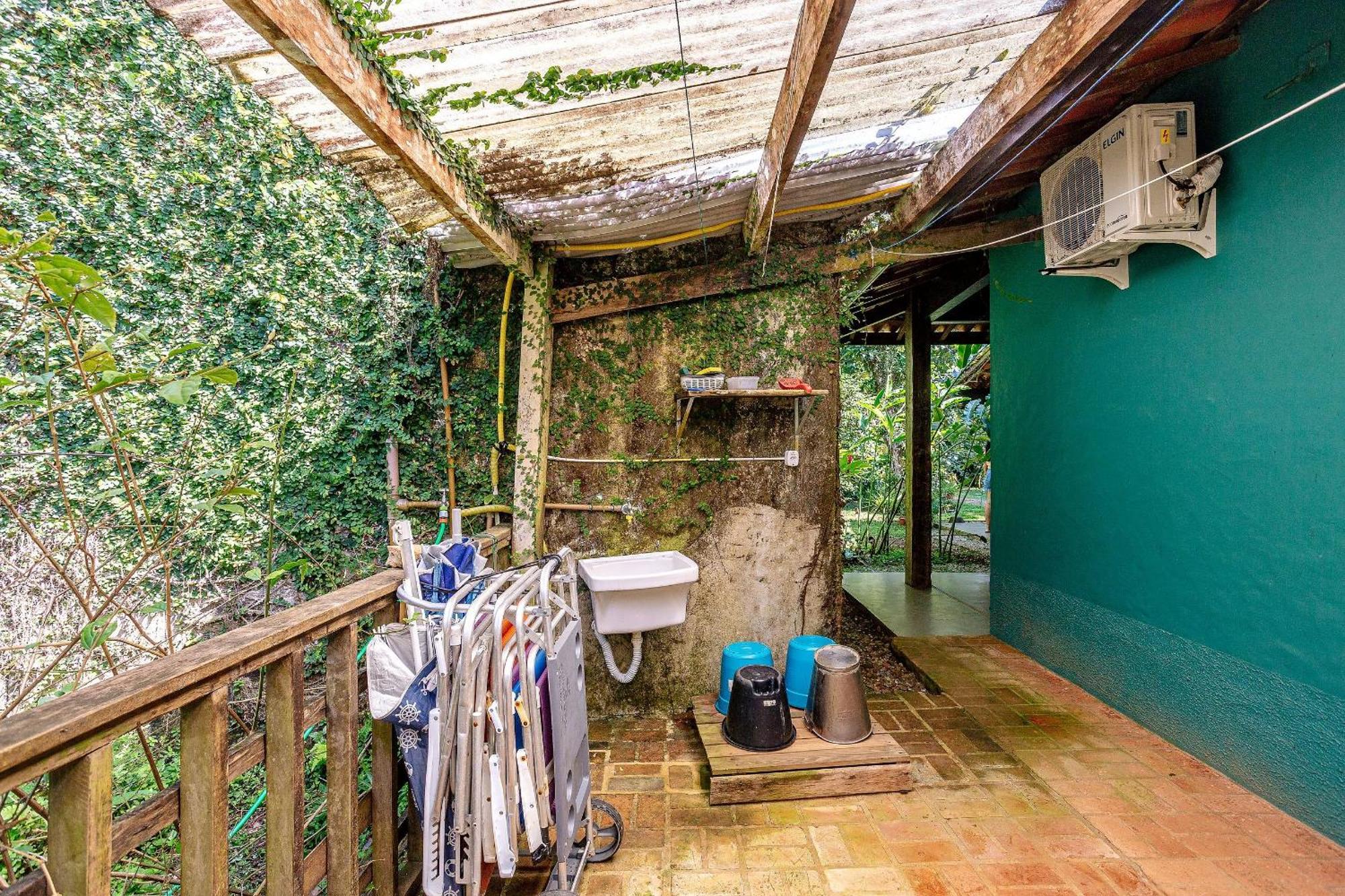 Casa Dos Passaros Na Areia A 20M Da Praia Da Baleia Com 3 Suites E 1 Dorm, Com Ar Condicionado, Wifi, Smart Tv, Cozinha Completa E Churrasqueira 상세바스티앙 외부 사진