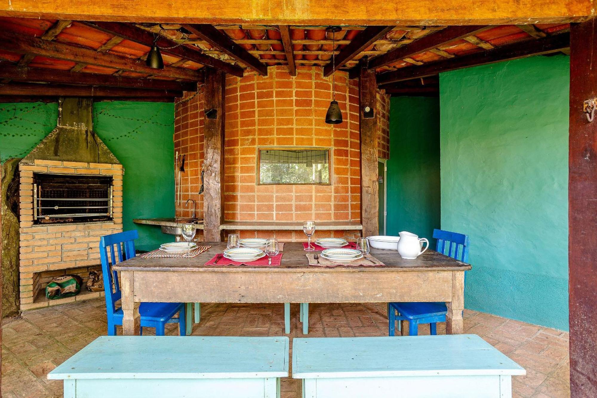 Casa Dos Passaros Na Areia A 20M Da Praia Da Baleia Com 3 Suites E 1 Dorm, Com Ar Condicionado, Wifi, Smart Tv, Cozinha Completa E Churrasqueira 상세바스티앙 외부 사진