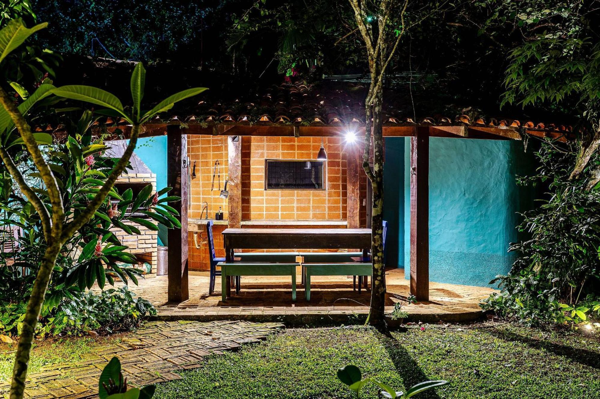 Casa Dos Passaros Na Areia A 20M Da Praia Da Baleia Com 3 Suites E 1 Dorm, Com Ar Condicionado, Wifi, Smart Tv, Cozinha Completa E Churrasqueira 상세바스티앙 외부 사진