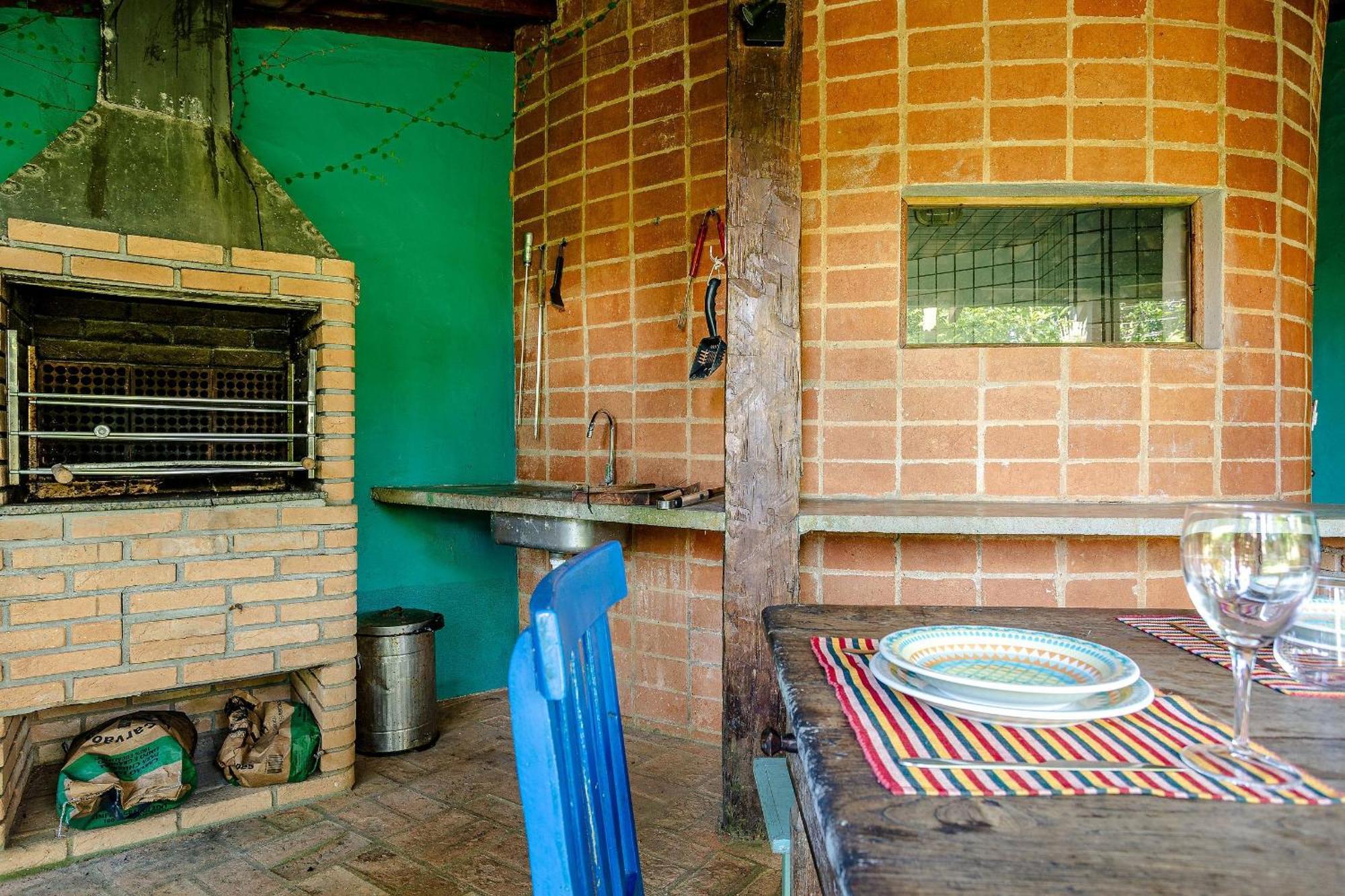 Casa Dos Passaros Na Areia A 20M Da Praia Da Baleia Com 3 Suites E 1 Dorm, Com Ar Condicionado, Wifi, Smart Tv, Cozinha Completa E Churrasqueira 상세바스티앙 외부 사진
