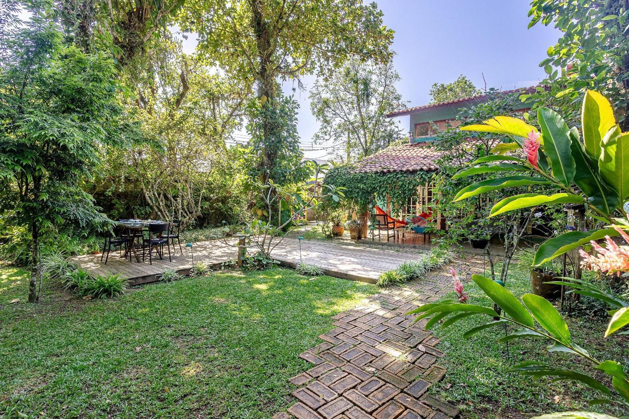 Casa Dos Passaros Na Areia A 20M Da Praia Da Baleia Com 3 Suites E 1 Dorm, Com Ar Condicionado, Wifi, Smart Tv, Cozinha Completa E Churrasqueira 상세바스티앙 외부 사진