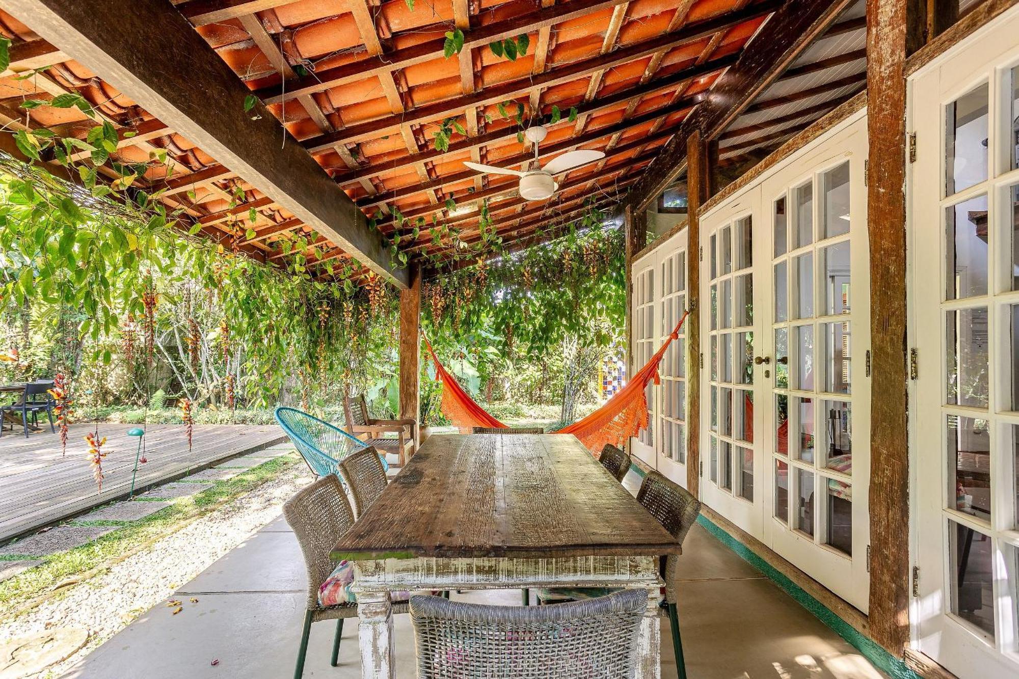 Casa Dos Passaros Na Areia A 20M Da Praia Da Baleia Com 3 Suites E 1 Dorm, Com Ar Condicionado, Wifi, Smart Tv, Cozinha Completa E Churrasqueira 상세바스티앙 외부 사진
