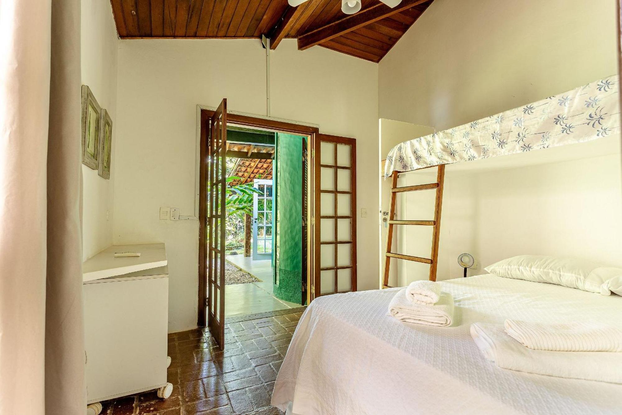 Casa Dos Passaros Na Areia A 20M Da Praia Da Baleia Com 3 Suites E 1 Dorm, Com Ar Condicionado, Wifi, Smart Tv, Cozinha Completa E Churrasqueira 상세바스티앙 외부 사진