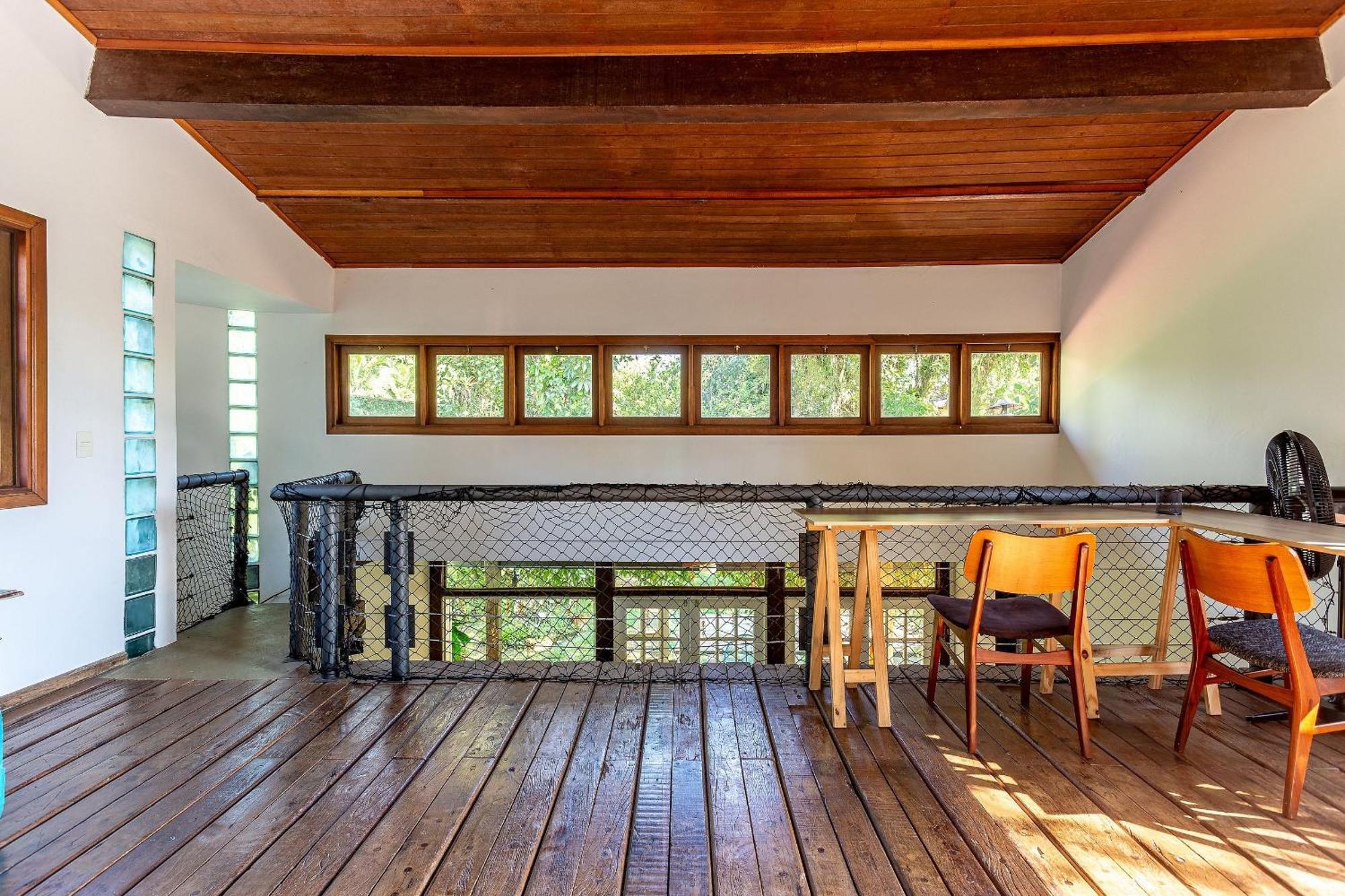Casa Dos Passaros Na Areia A 20M Da Praia Da Baleia Com 3 Suites E 1 Dorm, Com Ar Condicionado, Wifi, Smart Tv, Cozinha Completa E Churrasqueira 상세바스티앙 외부 사진