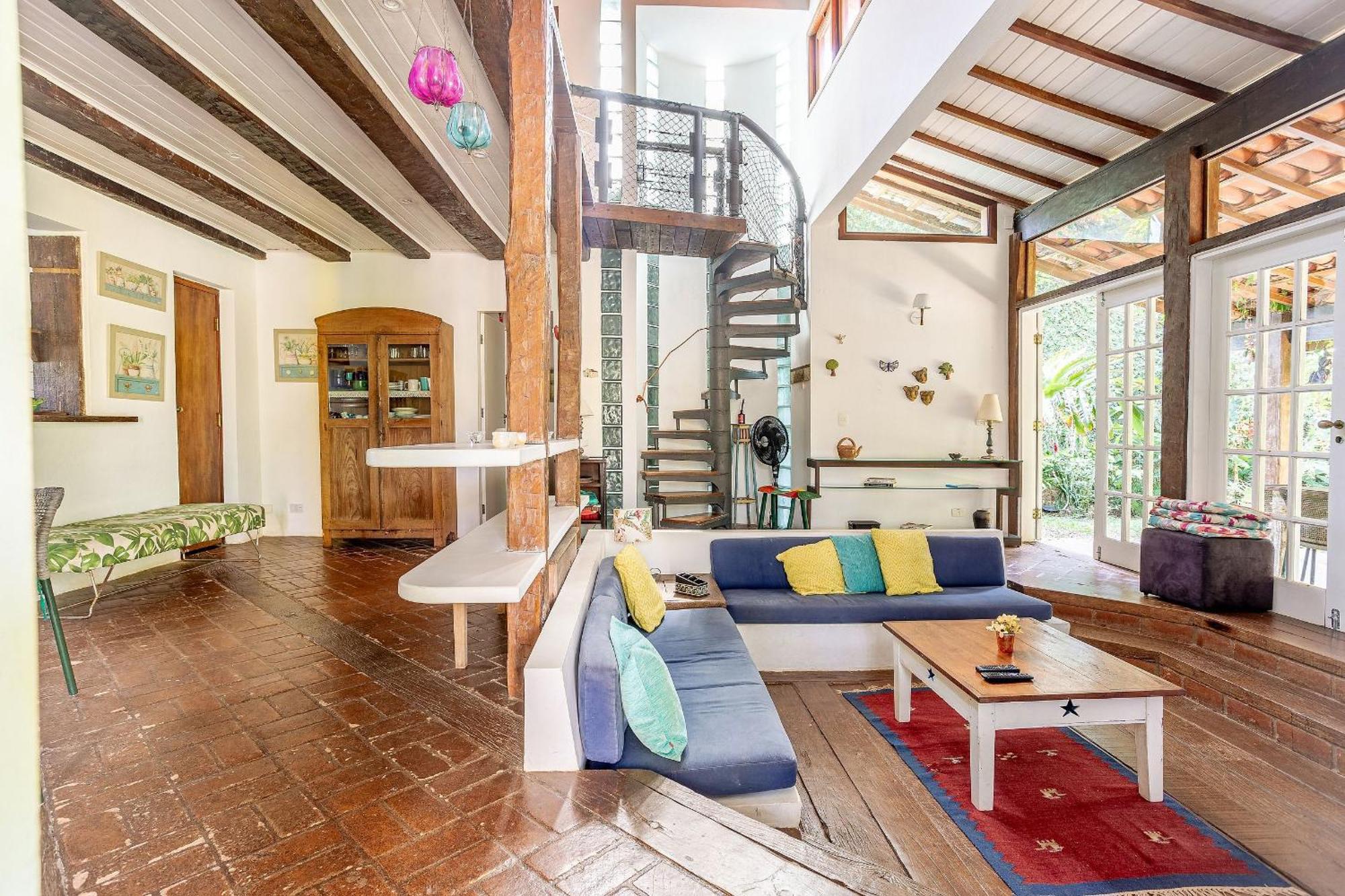 Casa Dos Passaros Na Areia A 20M Da Praia Da Baleia Com 3 Suites E 1 Dorm, Com Ar Condicionado, Wifi, Smart Tv, Cozinha Completa E Churrasqueira 상세바스티앙 외부 사진