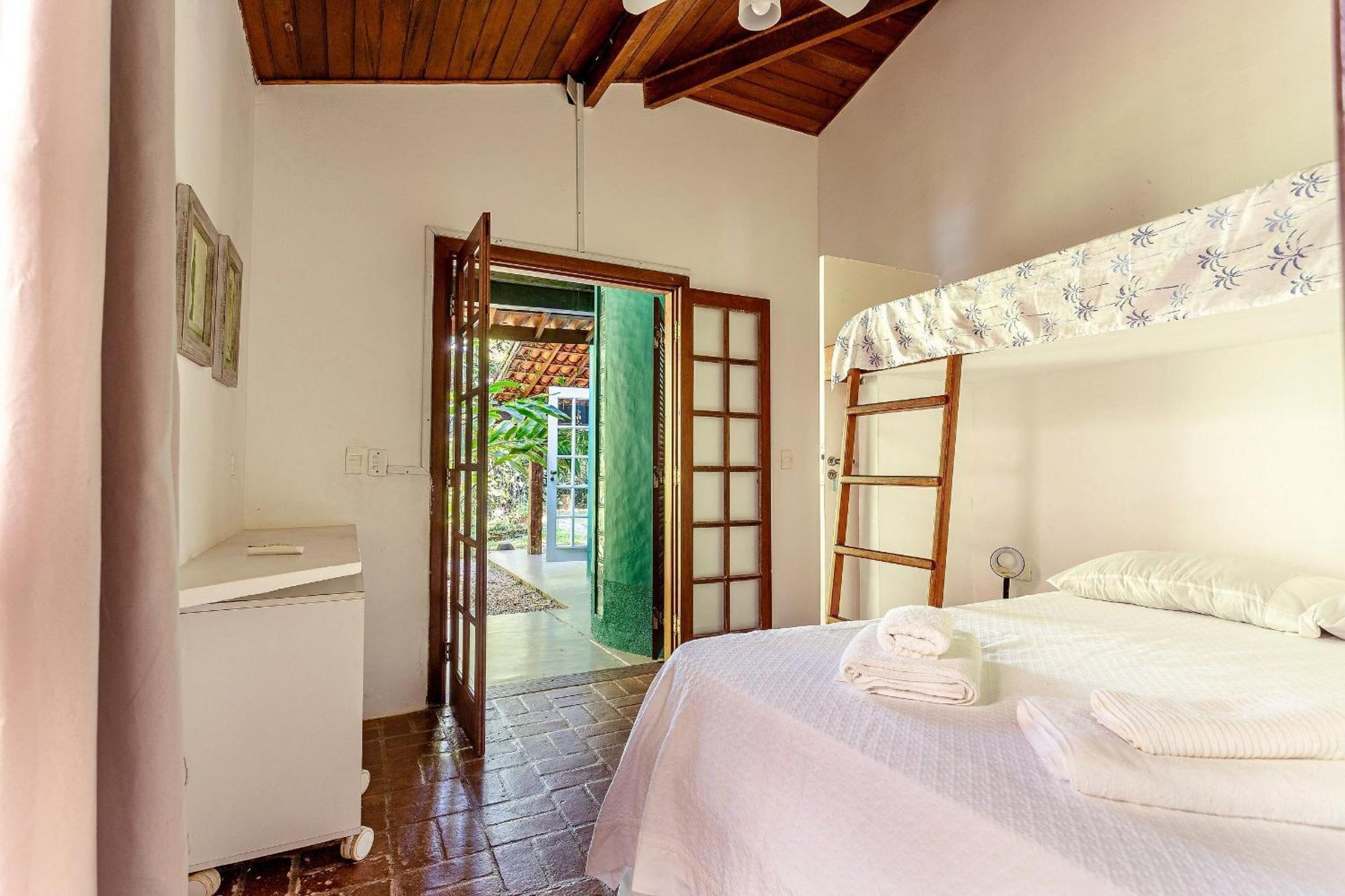 Casa Dos Passaros Na Areia A 20M Da Praia Da Baleia Com 3 Suites E 1 Dorm, Com Ar Condicionado, Wifi, Smart Tv, Cozinha Completa E Churrasqueira 상세바스티앙 외부 사진