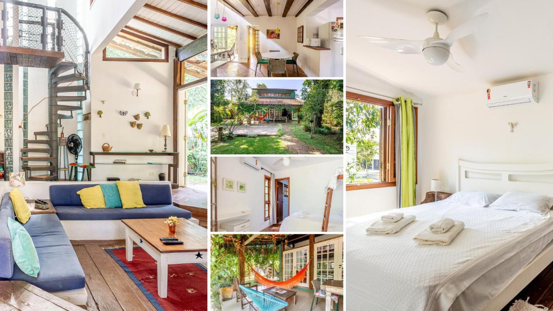 Casa Dos Passaros Na Areia A 20M Da Praia Da Baleia Com 3 Suites E 1 Dorm, Com Ar Condicionado, Wifi, Smart Tv, Cozinha Completa E Churrasqueira 상세바스티앙 외부 사진